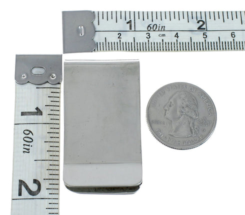 Native American Navajo Sterling Silver Money Clip JX130750